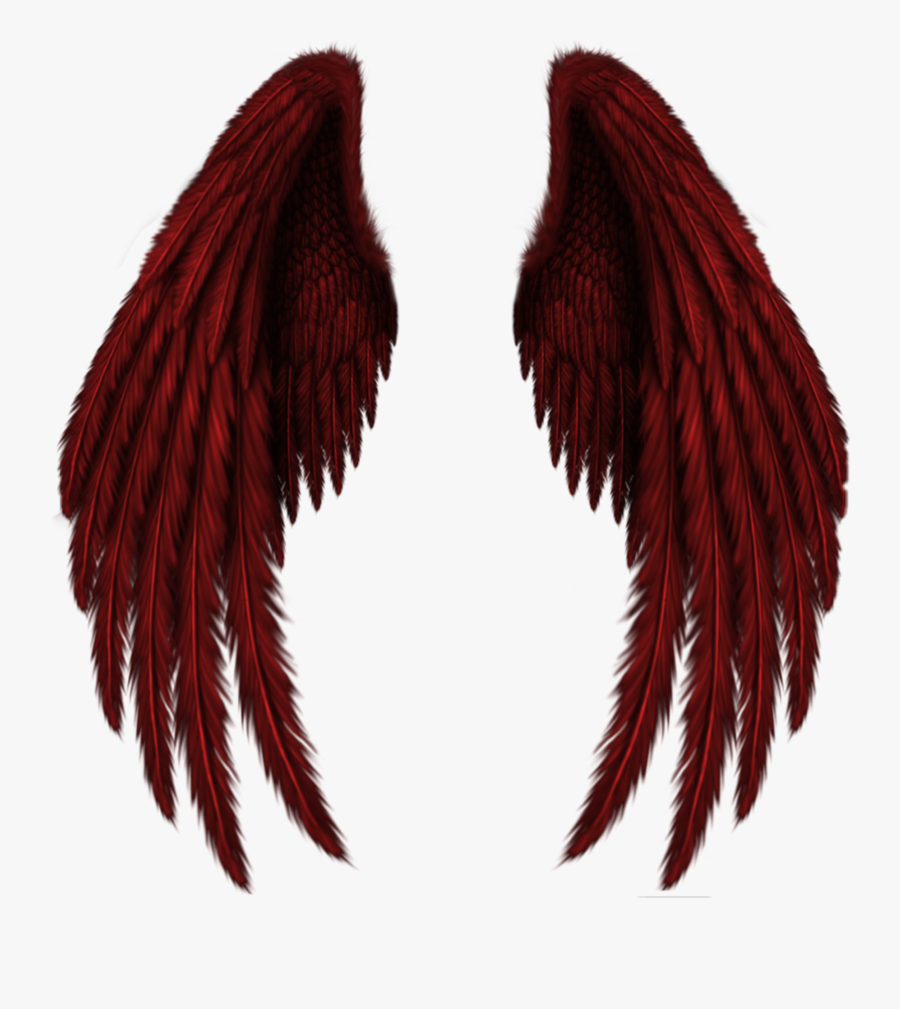 Raven Clip Art - Devil Wings Background, Transparent Clipart