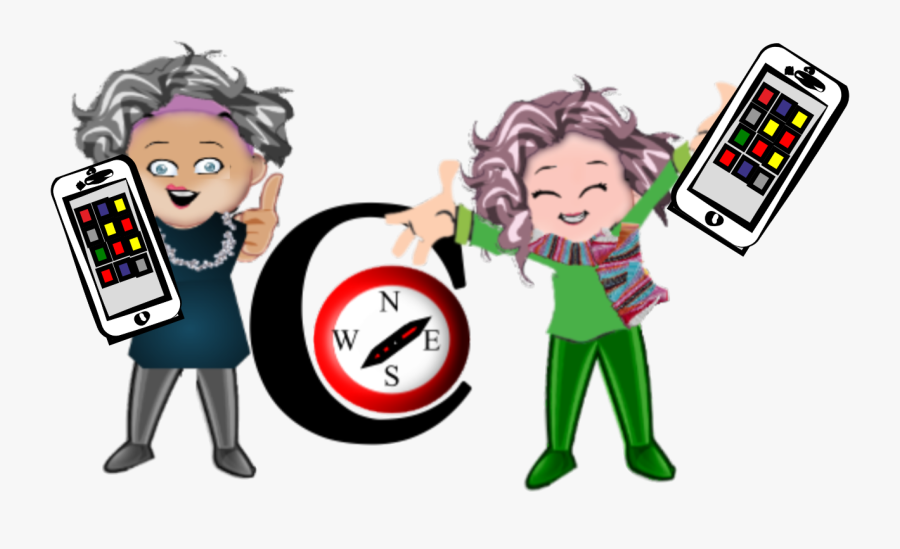 Hd B And D With Cell Phones Image - Cartoon, Transparent Clipart