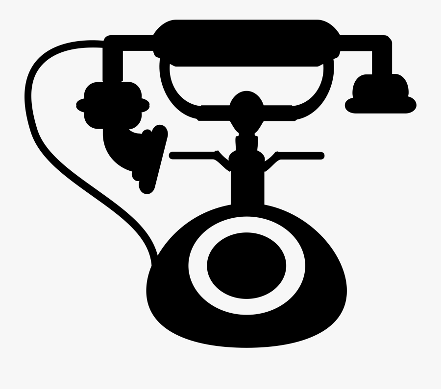 Computer Icons Telephone Call Clip Art - Old Phone Icon Png, Transparent Clipart
