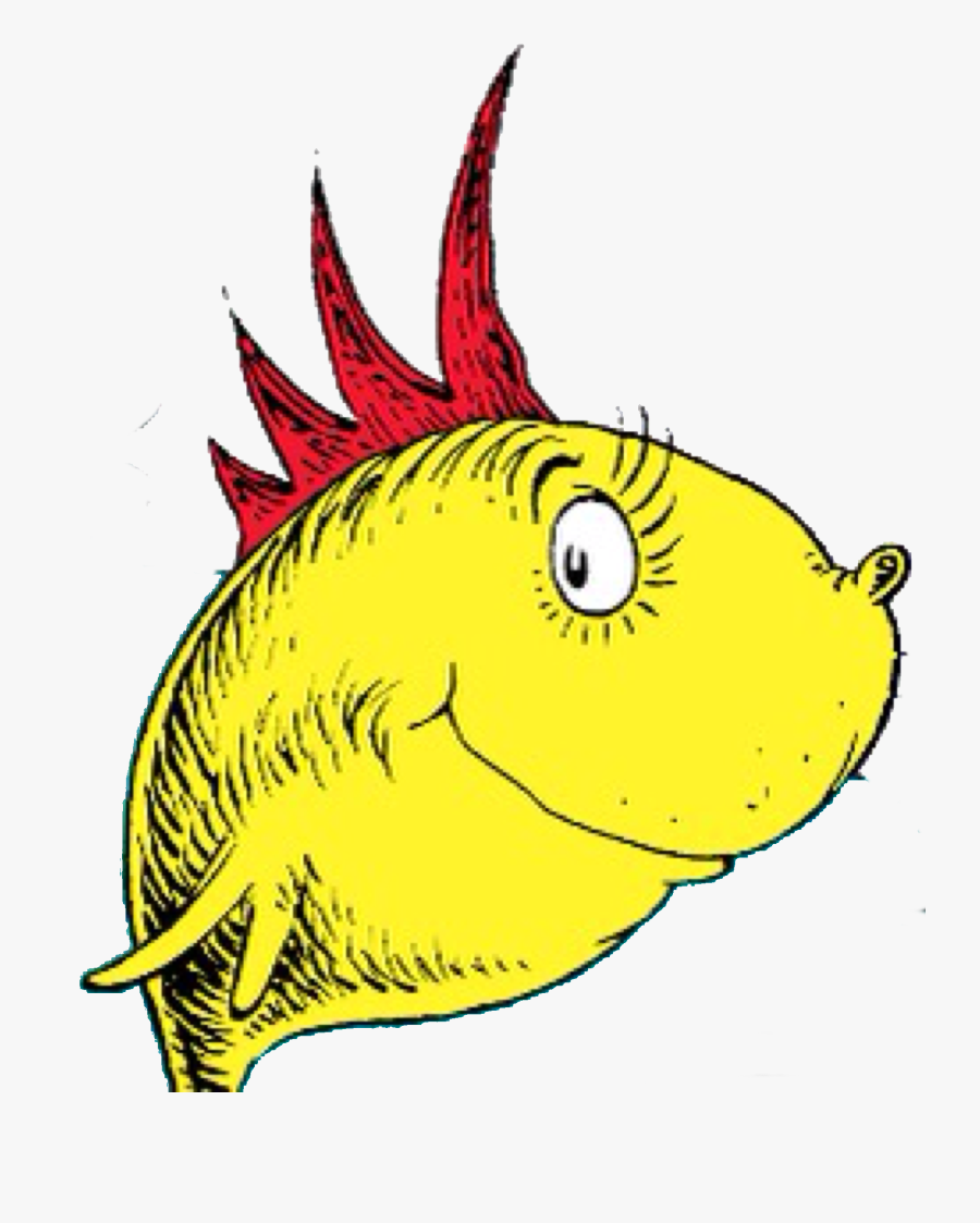 Dr Seuss Fish Png - Fish In Dr Seuss, Transparent Clipart