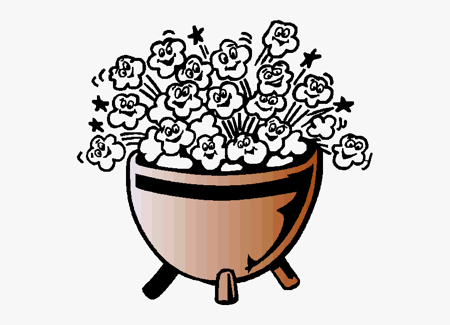 Popcorn Kettle Clip Art, Transparent Clipart