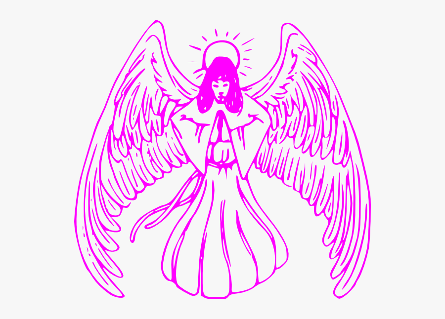 Pink Clip Art At - Angel Clip Art, Transparent Clipart