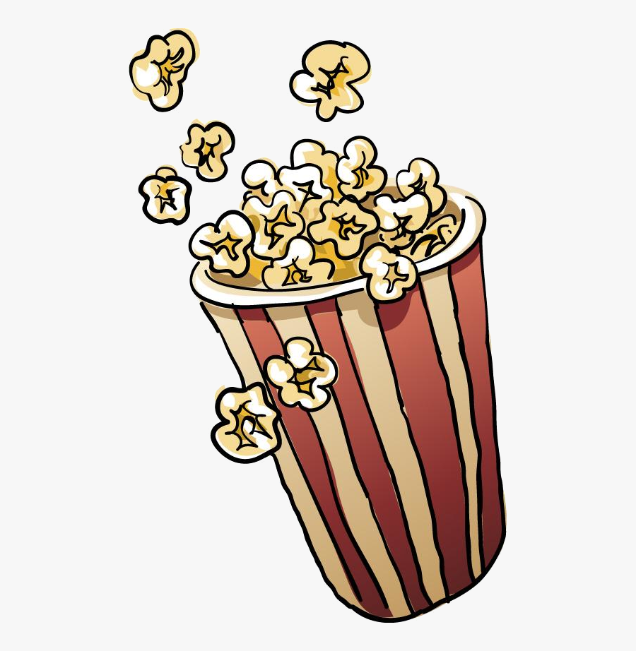 Popcorn Animated Clip Art Dayblackhat Bid Transparent - Popcorn Clipart, Transparent Clipart