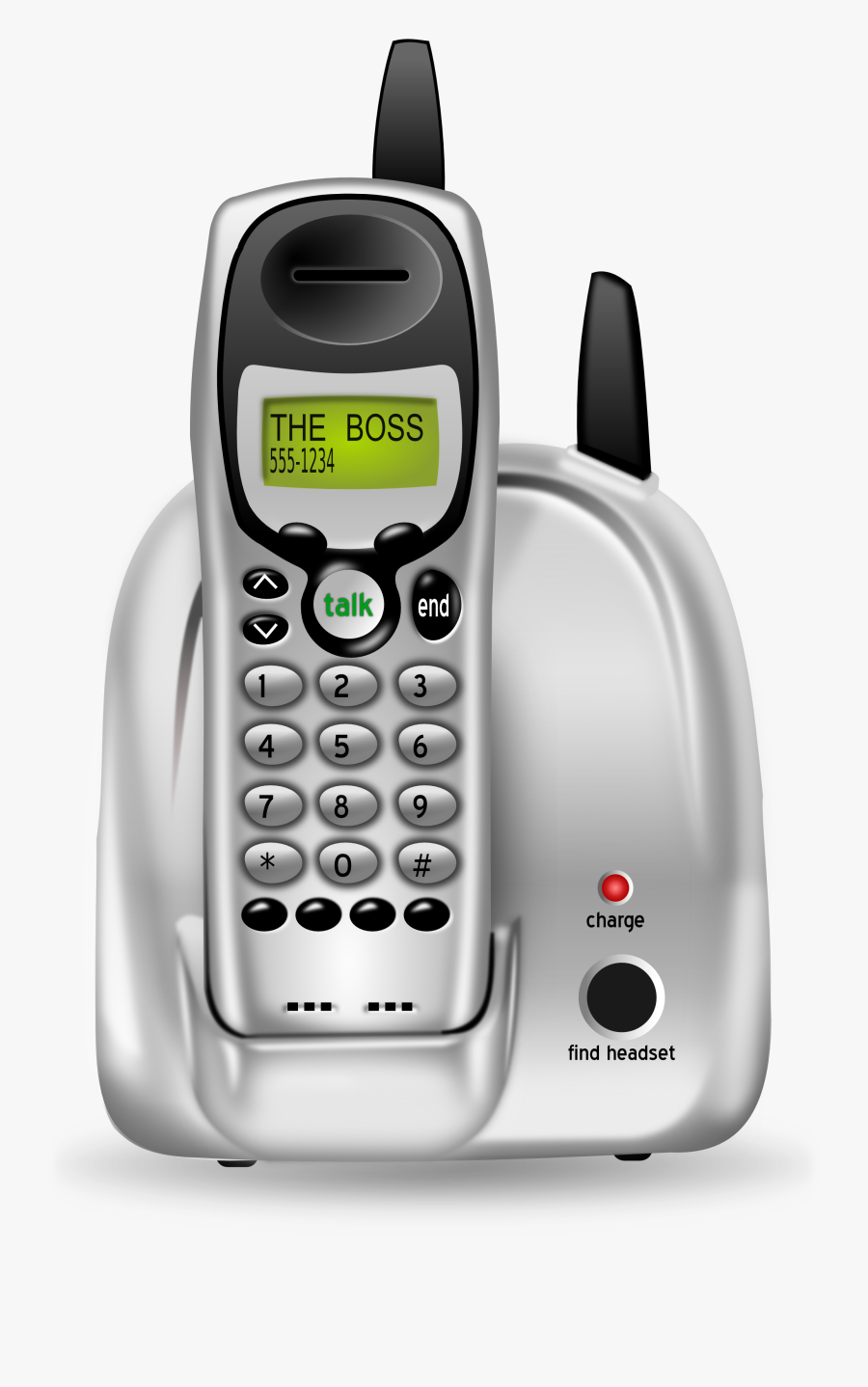 Cordless Phone - Cordless Phone Clipart, Transparent Clipart