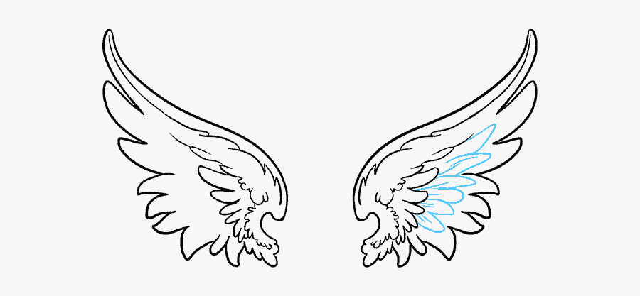 Clip Art Angel Wings Cartoon - Angel Wings Vector Png, Transparent Clipart