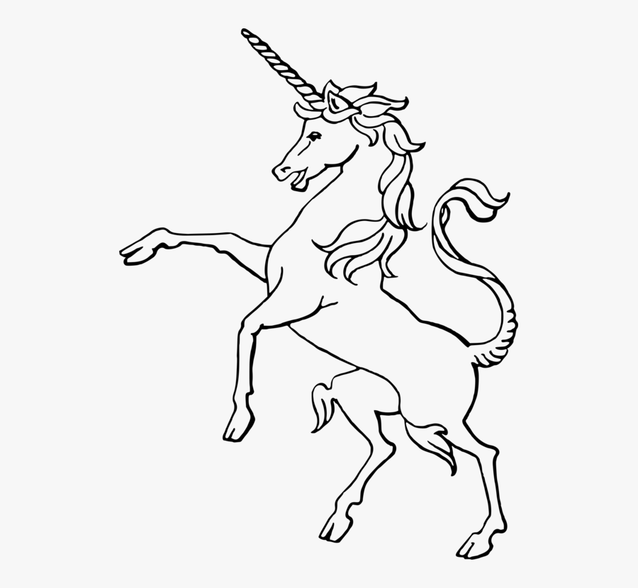 Winged Unicorn Coloring Book Drawing Child - Unicorn Clipart Black And White, Transparent Clipart