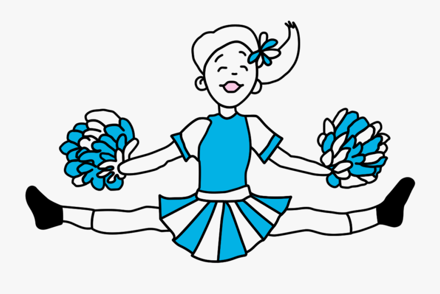 Personalized Cheerleading Christmas Ornament - Thank You To Cheerleaders Clip Art, Transparent Clipart