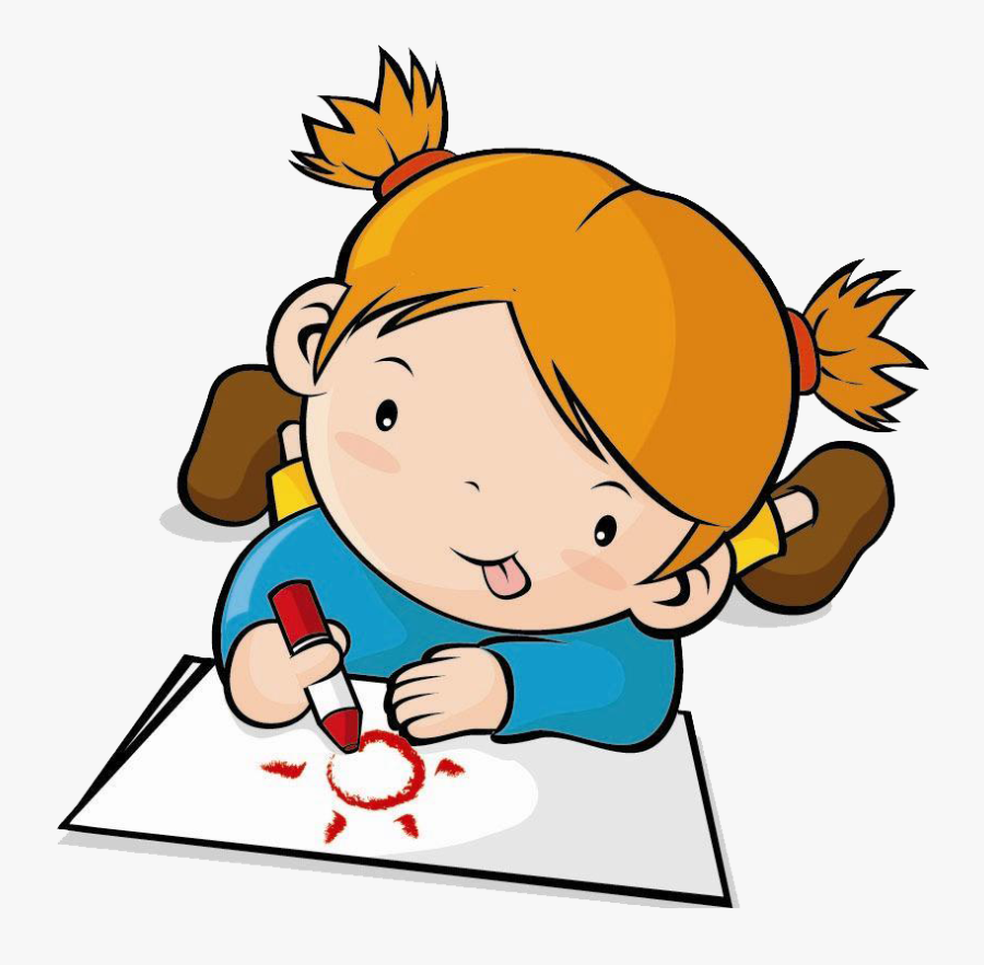 Cartoon Kid Drawing