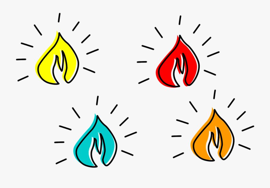 Fire, Calls, Candle, Drawing, Clipart, Illustration - Circle, Transparent Clipart