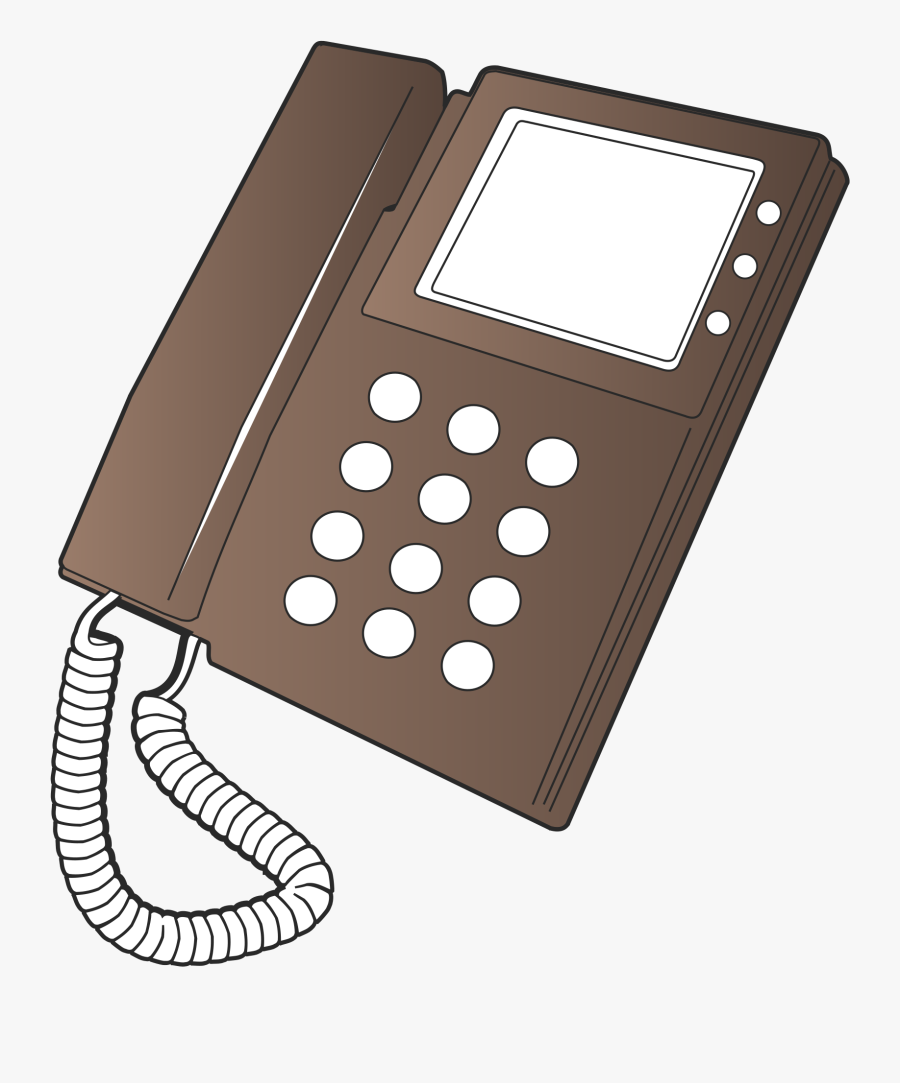 Desk Big Image Png - Wall Phone Clip Art, Transparent Clipart