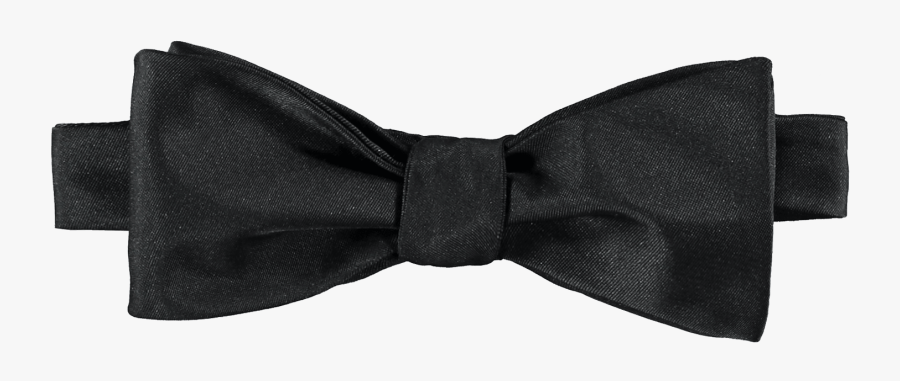 Black Silk Bow Tie - Formal Wear, Transparent Clipart