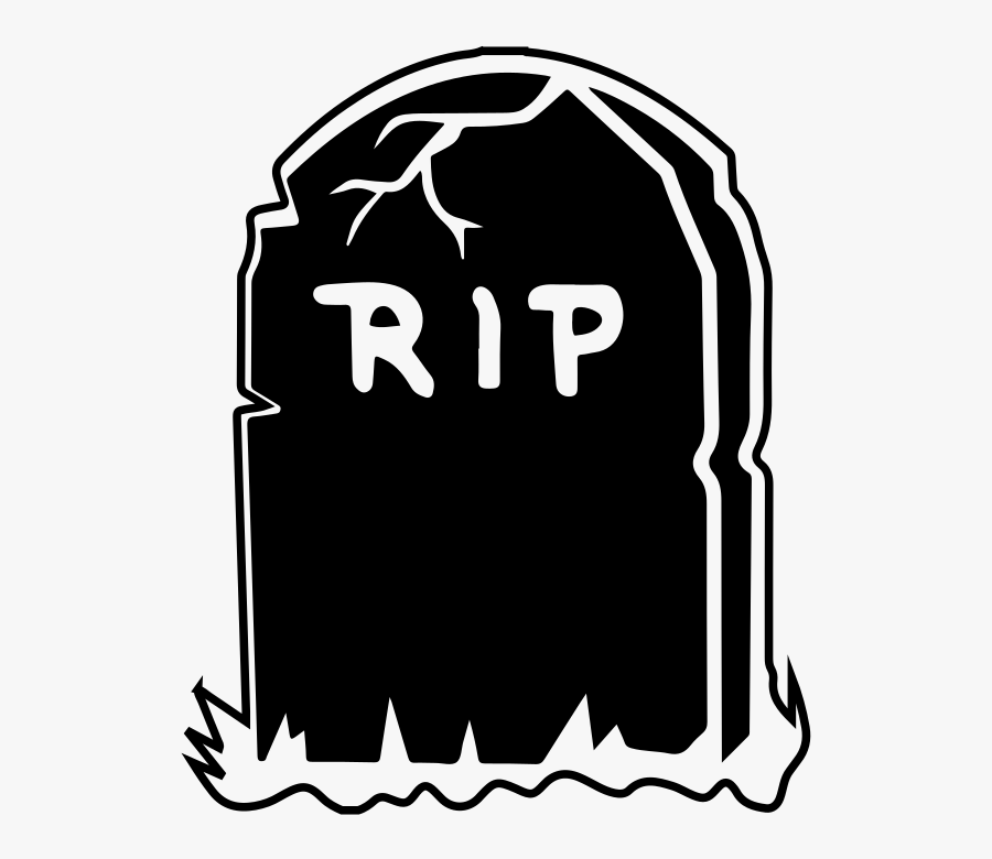 Tombstone Free Clipart - Tombstone Black And White Clipart, Transparent Clipart