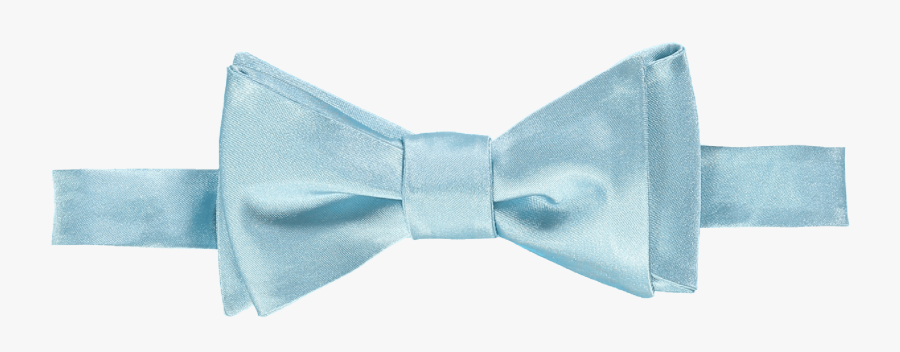 Bow Tie Clipart Baby Blue - Silk, Transparent Clipart