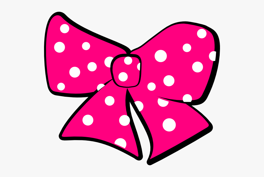 Minnie Clipart Bow Tie - Minnie Mouse Pink Ribbon, Transparent Clipart