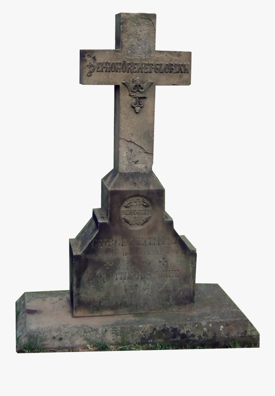 Tombstone - Tombstone Cross Transparent, Transparent Clipart
