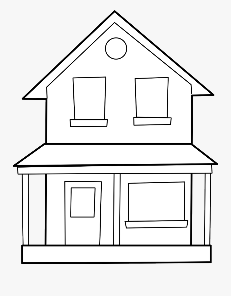 At Paintingvalley Com Explore - House Black And White Clipart, Transparent Clipart