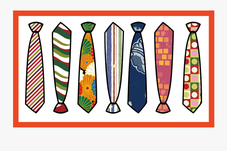 Father's Day Ugly Ties, Transparent Clipart