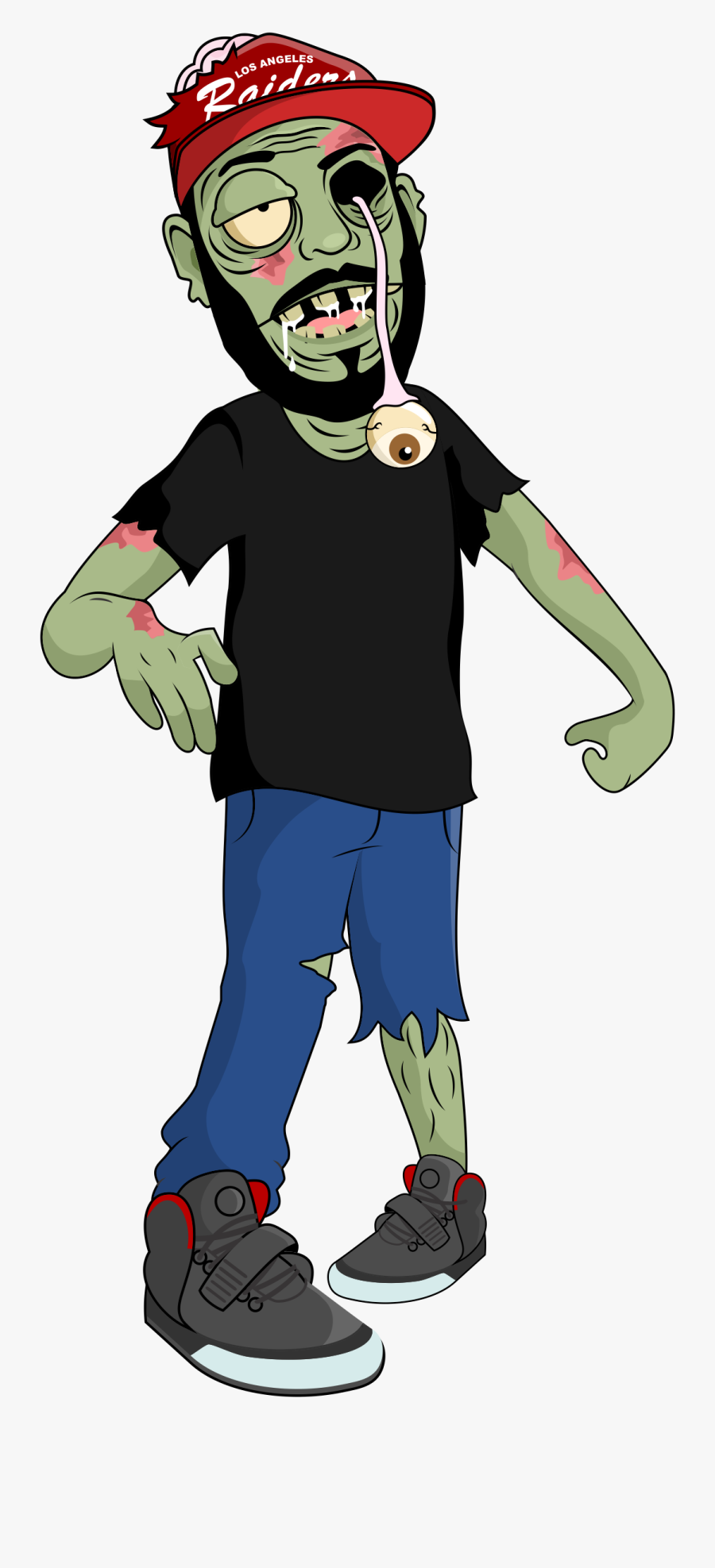 Halloween Vampire Clipart - Zombie Clipart, Transparent Clipart