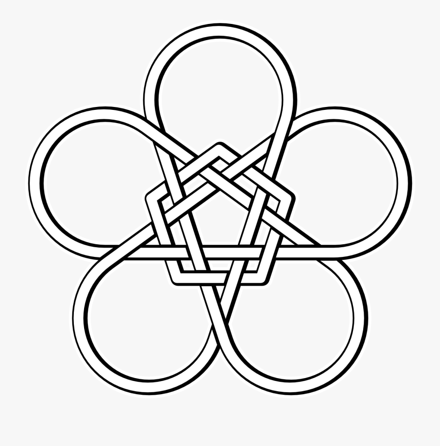 Gravestone Clipart Flower Drawing - Black Magick Sex Sigil, Transparent Clipart