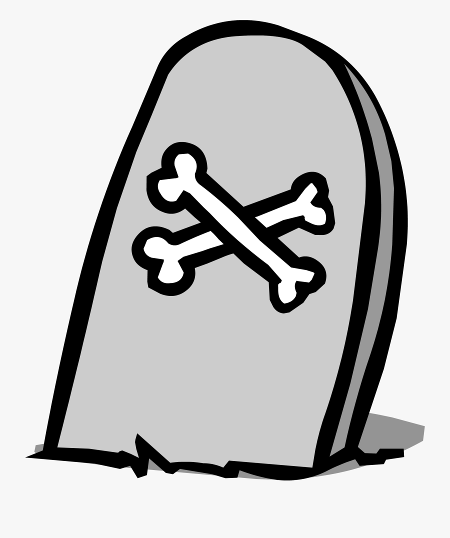 Jpg Royalty Free Tombstone Clipart Club Penguin - Transparent Gravestone Png Clipart, Transparent Clipart