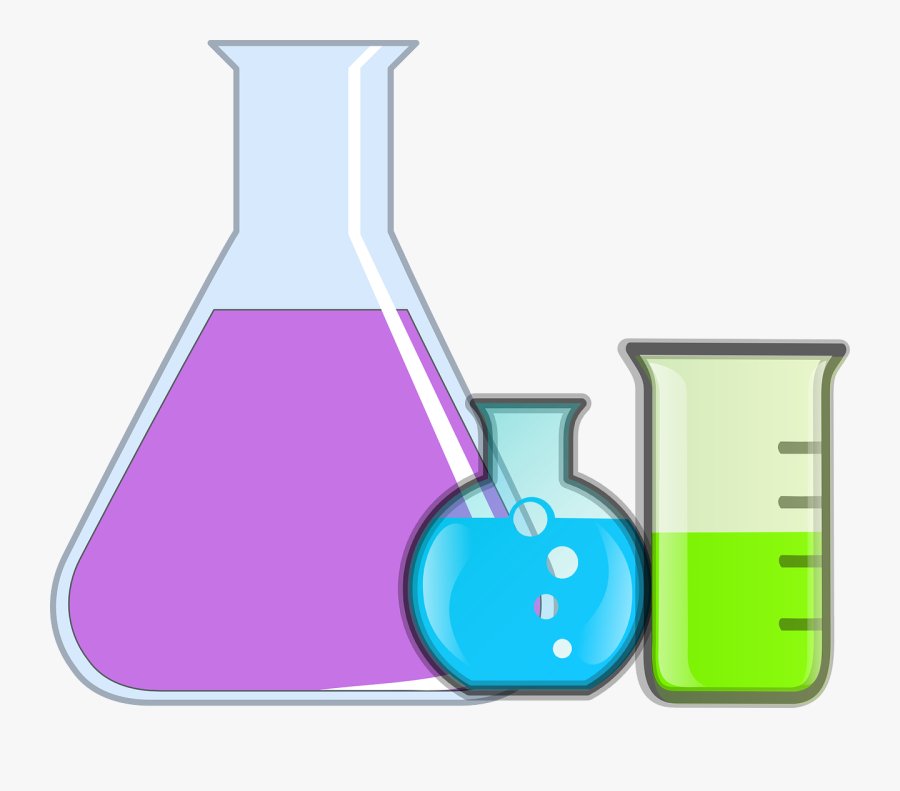 Beaker Clipart Solutions Chemistry - Sciences Physiques 6ème, Transparent Clipart