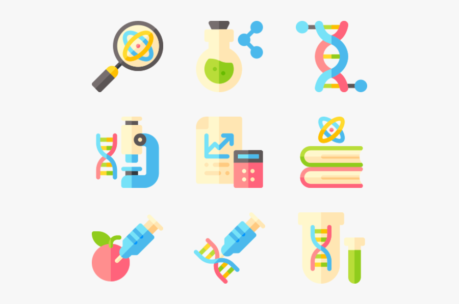 Chemistry Icons, Transparent Clipart