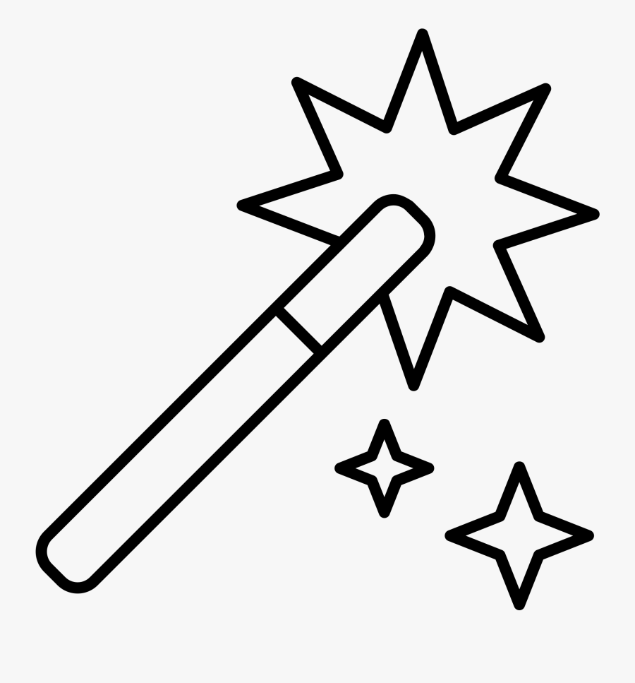 Transparent Magician Clipart Free - Draw A Magic Wand, Transparent Clipart