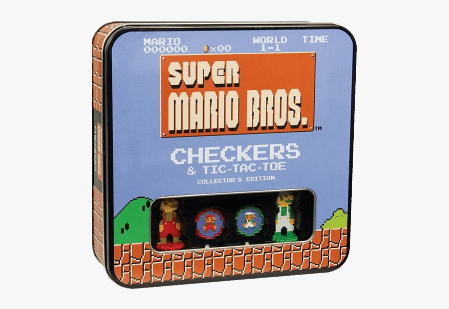 Super Mario Bros Checkers & Tic Tac Toe Collector's, Transparent Clipart