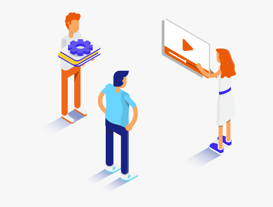 Digital Marketing Flat Vector, Transparent Clipart