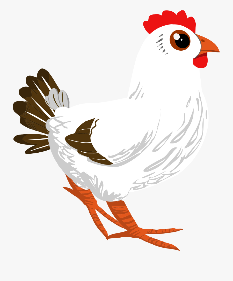 Transparent Chicken Coop Clipart - Gambar Ayam Putih Kartun, Transparent Clipart