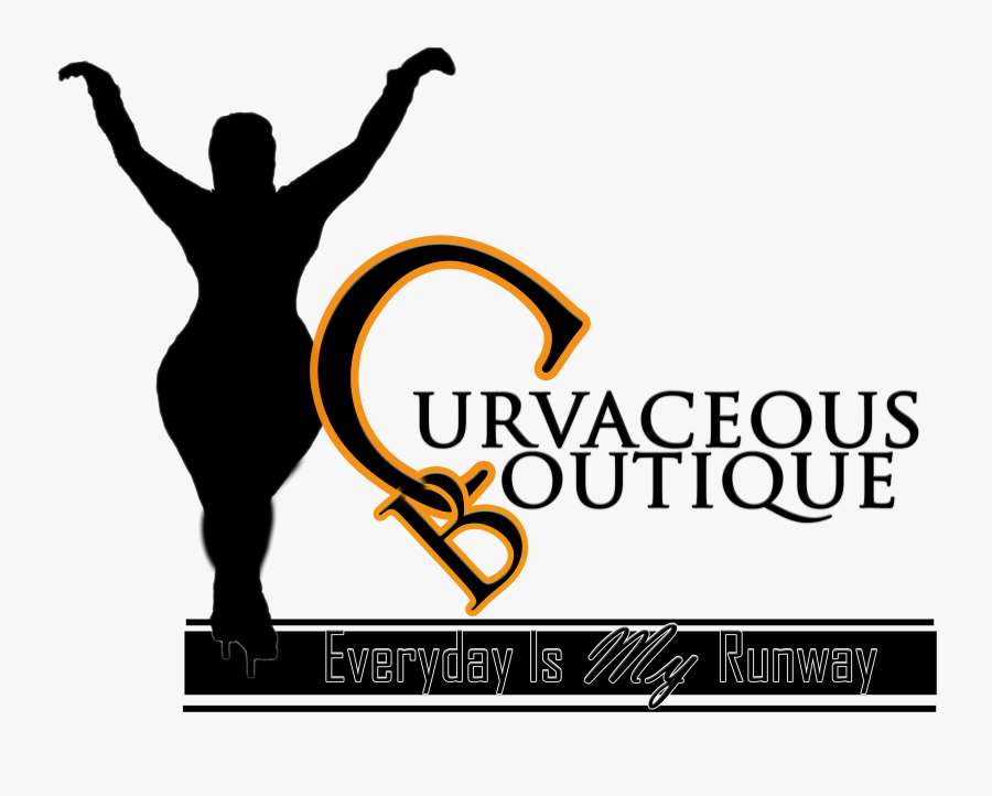 Plus Size Woman Silhouette At Getdrawings - Curvaceous Boutique, Transparent Clipart