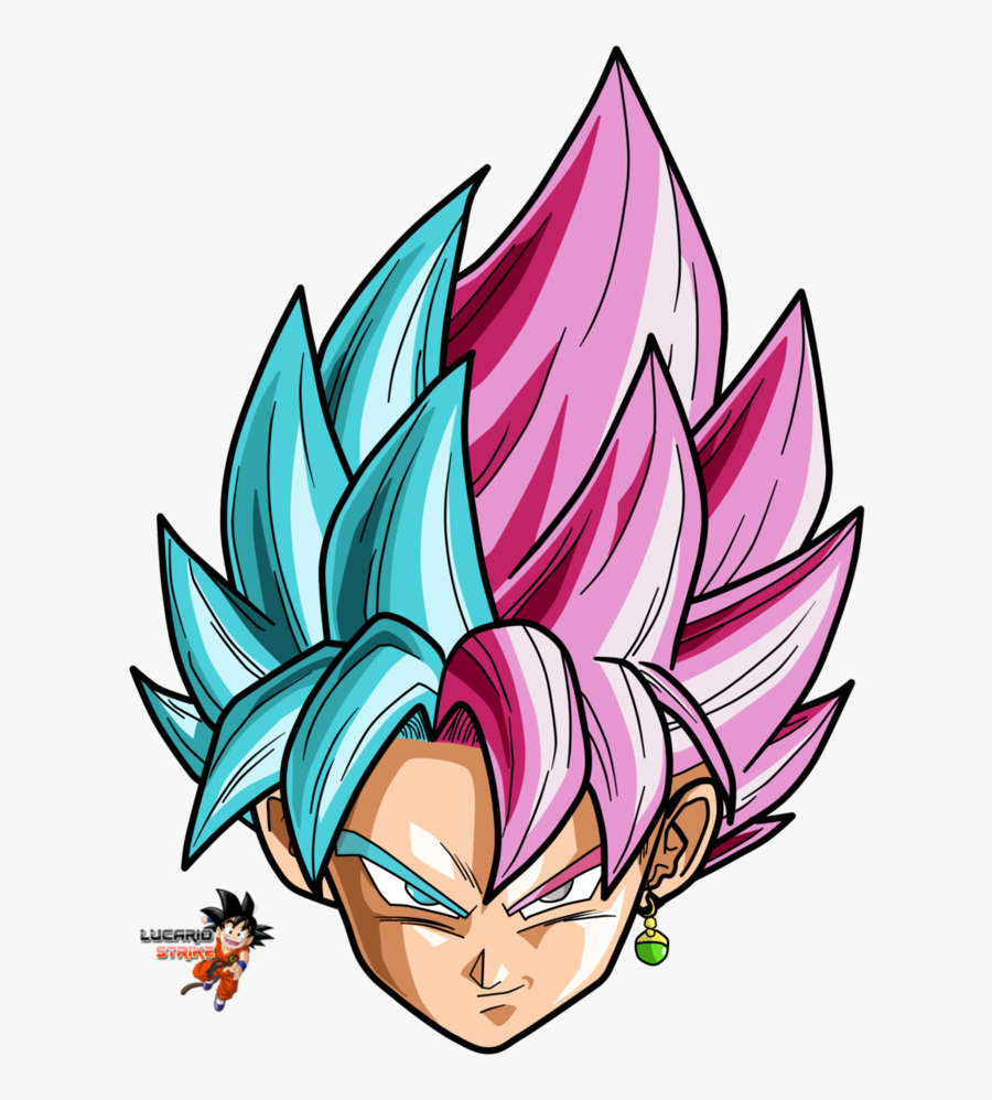 Goku Super Sayajin Blue Rose By Lucario-strike - Goku Rose Goku Blue, Transparent Clipart