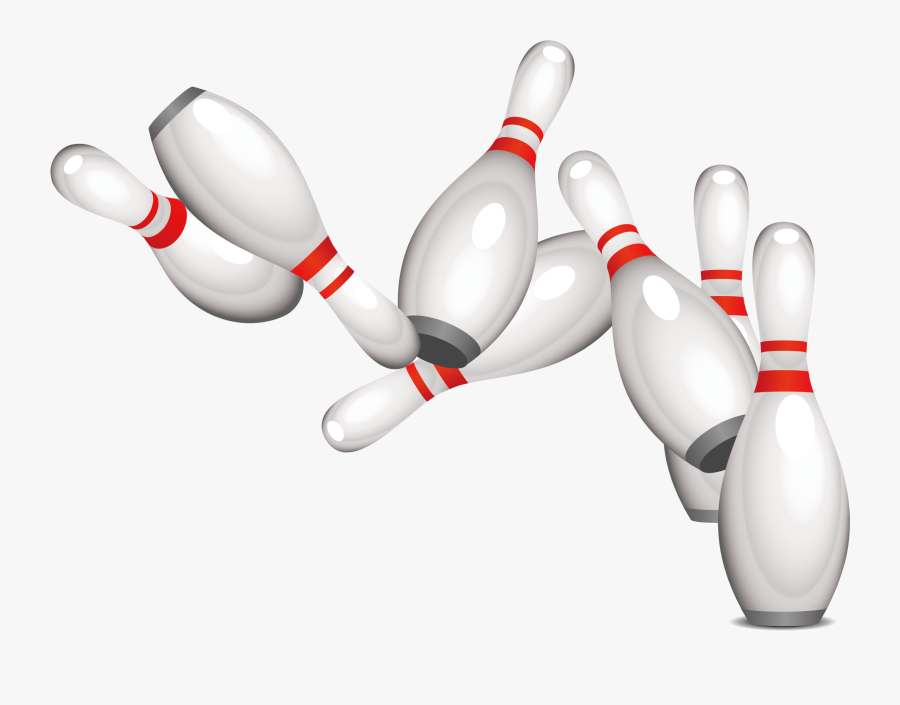 Bowling Ball Strike Bowling Pin - Bowling Png, Transparent Clipart