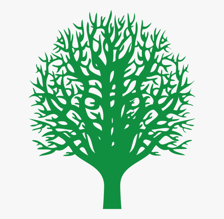 Tree With Colored Roots, Transparent Clipart