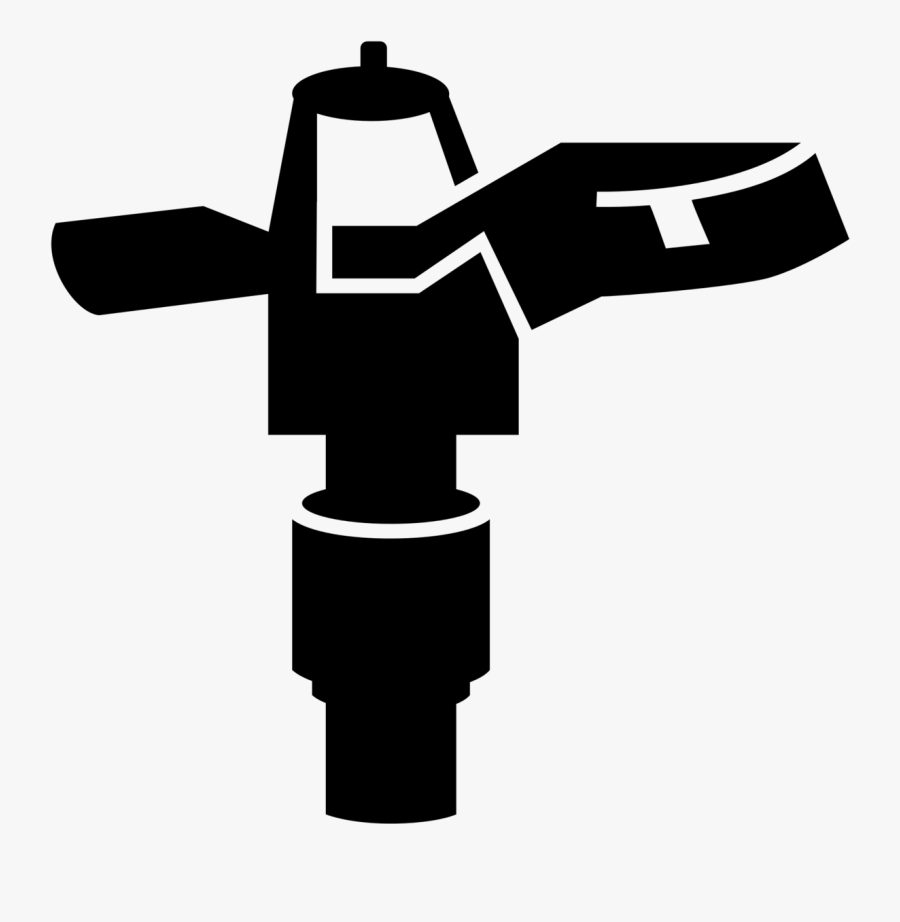 Sprinkler Image Black And White, Transparent Clipart