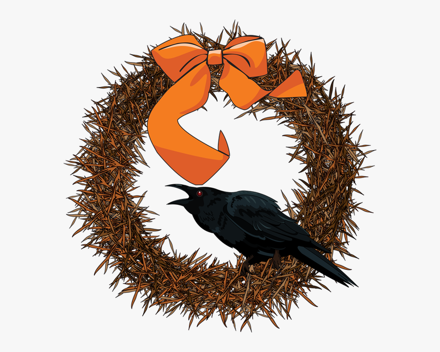 Halloween Wreath Png, Transparent Clipart
