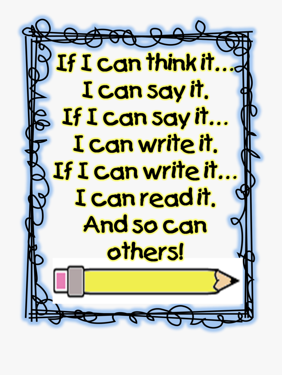 I Can See What Youre Thinking Essay, Essay Writing - If I Can Say It I Can Read It, Transparent Clipart