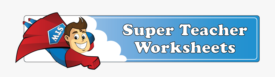 Super Teacher Worksheets, Transparent Clipart