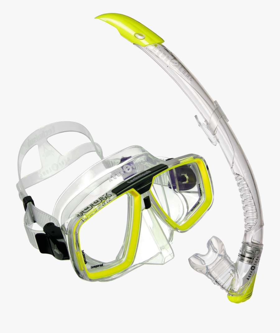 Transparent Snorkeling Gear Clipart - Diving Mask, Transparent Clipart