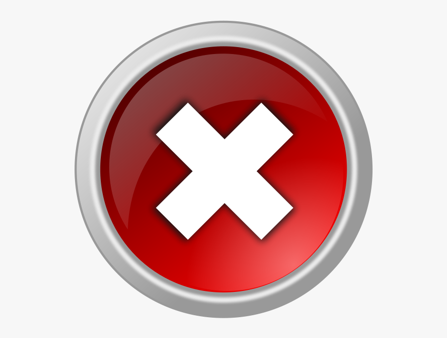Error Button, Transparent Clipart
