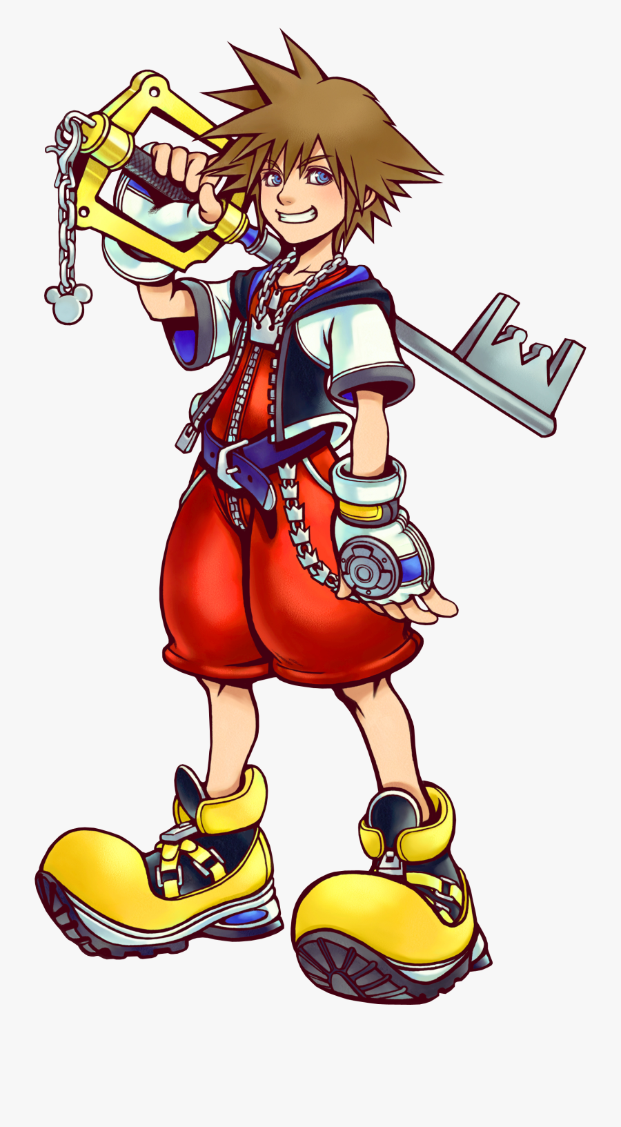 Kingdom Hearts 1 Sora Png - Sora Kh1, Transparent Clipart