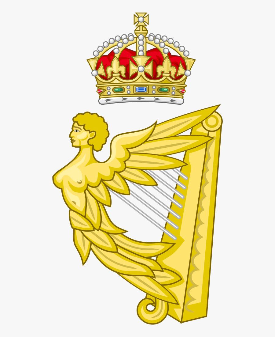 File Crowned Tudor Crown Wikipedia Filecrowned Crownsvg - Republic Of Ireland Emblem, Transparent Clipart