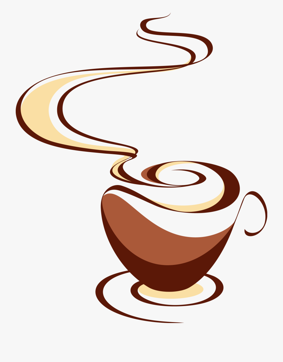 Svg Royalty Free Stock Cup Cappuccino Tea Hand - Aroma E Café Png, Transparent Clipart