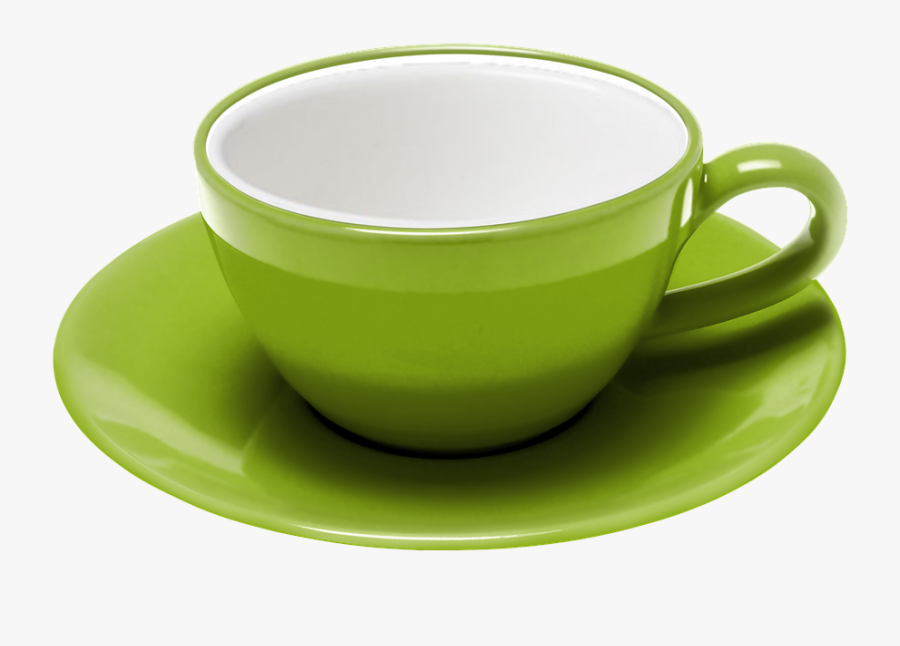 Green Tea Png - Tea Cup And Saucer Png, Transparent Clipart