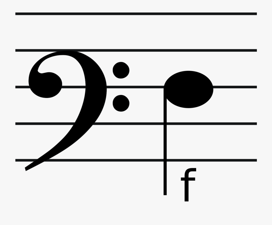 Transparent Quarter Note Clipart - Meaning Of Bass Clef, Transparent Clipart