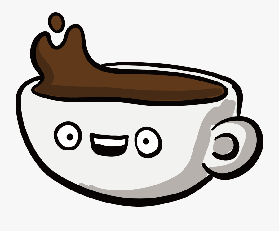 Coffee Cup Tea Cafe - Coffee Cartoon Png, Transparent Clipart
