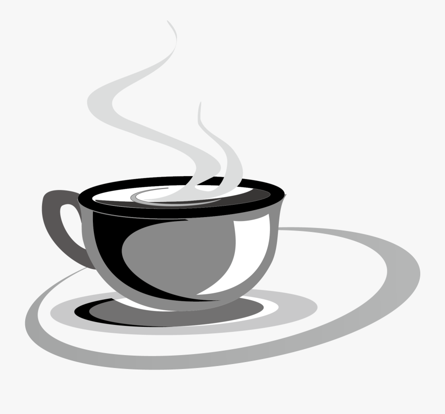 Coffee Breakfast Cafe Black - Coffee Cup, Transparent Clipart