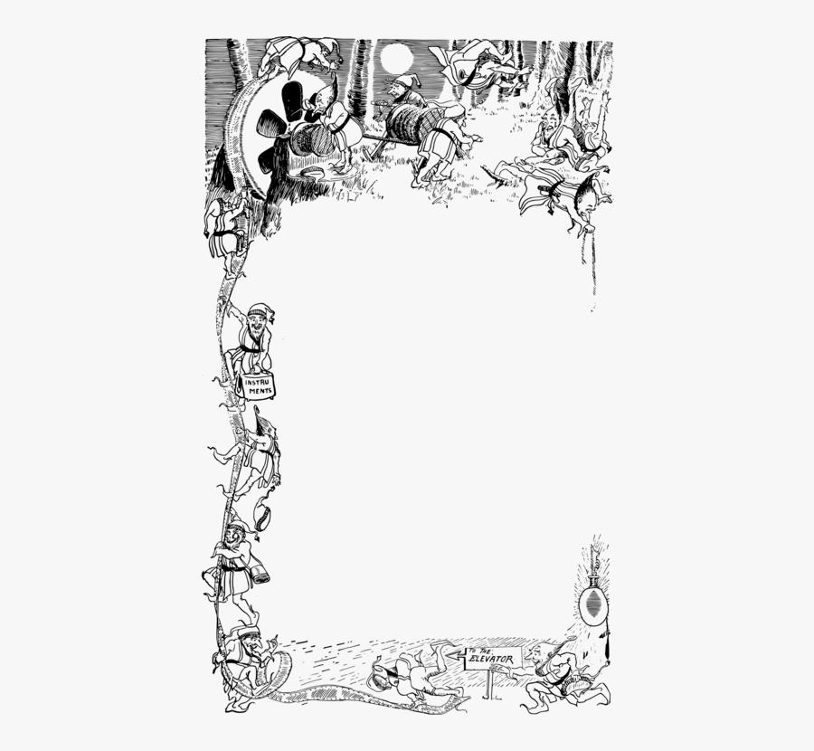 Picture Frame,line Art,flower - Clipart Movie Frames, Transparent Clipart