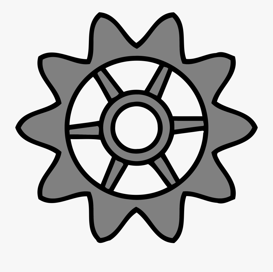 Wheel,line Art,symmetry - Clip Art Circle Object, Transparent Clipart