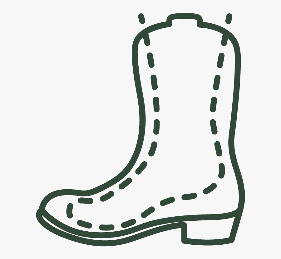 The Perfect Fit - Cowboy Boot, Transparent Clipart